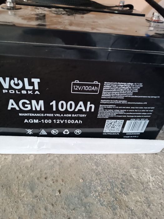 Акумулятори AGM VOLT Polska, 100Ah