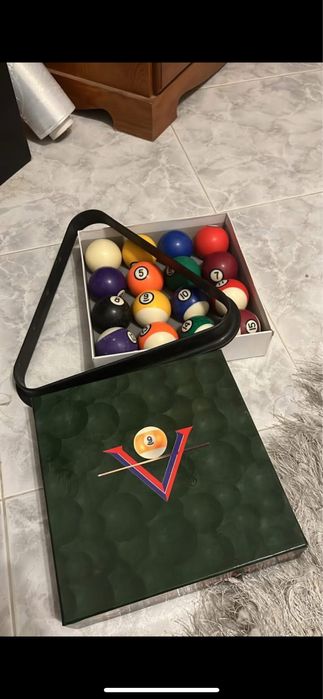 Conjunto de bilhar ou snooker