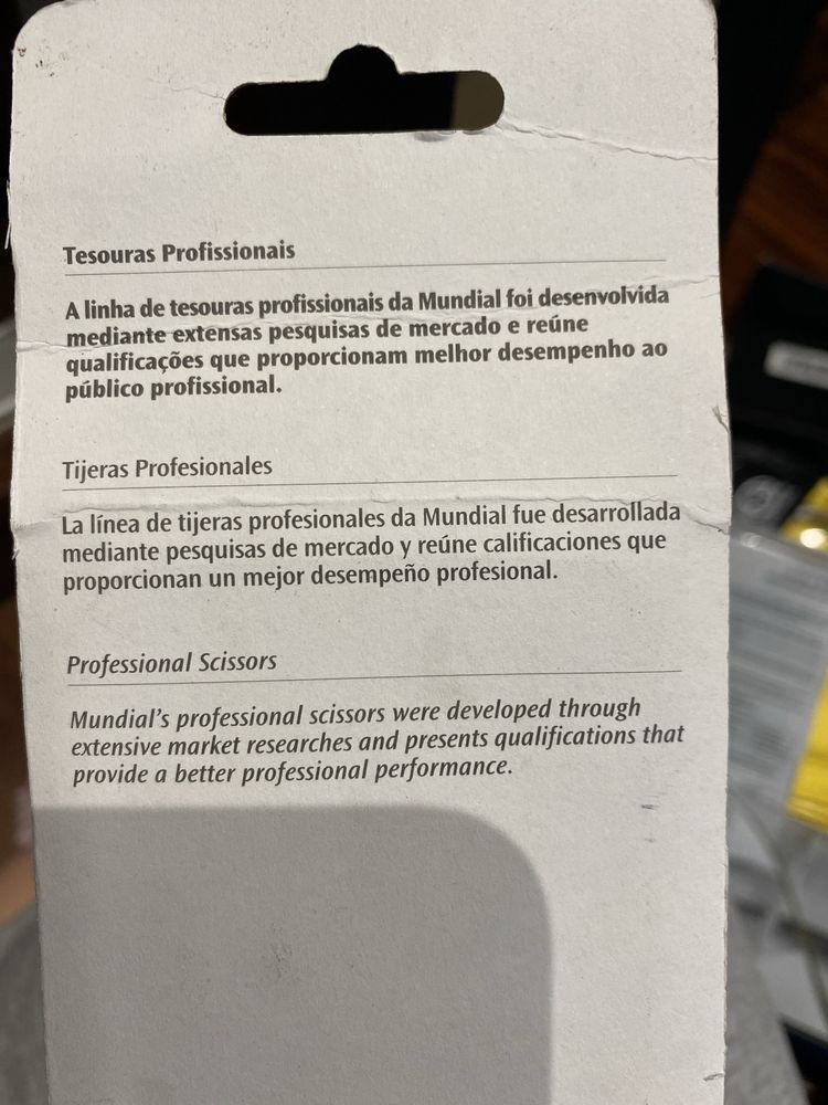 Tesoura desbaste marca mundial