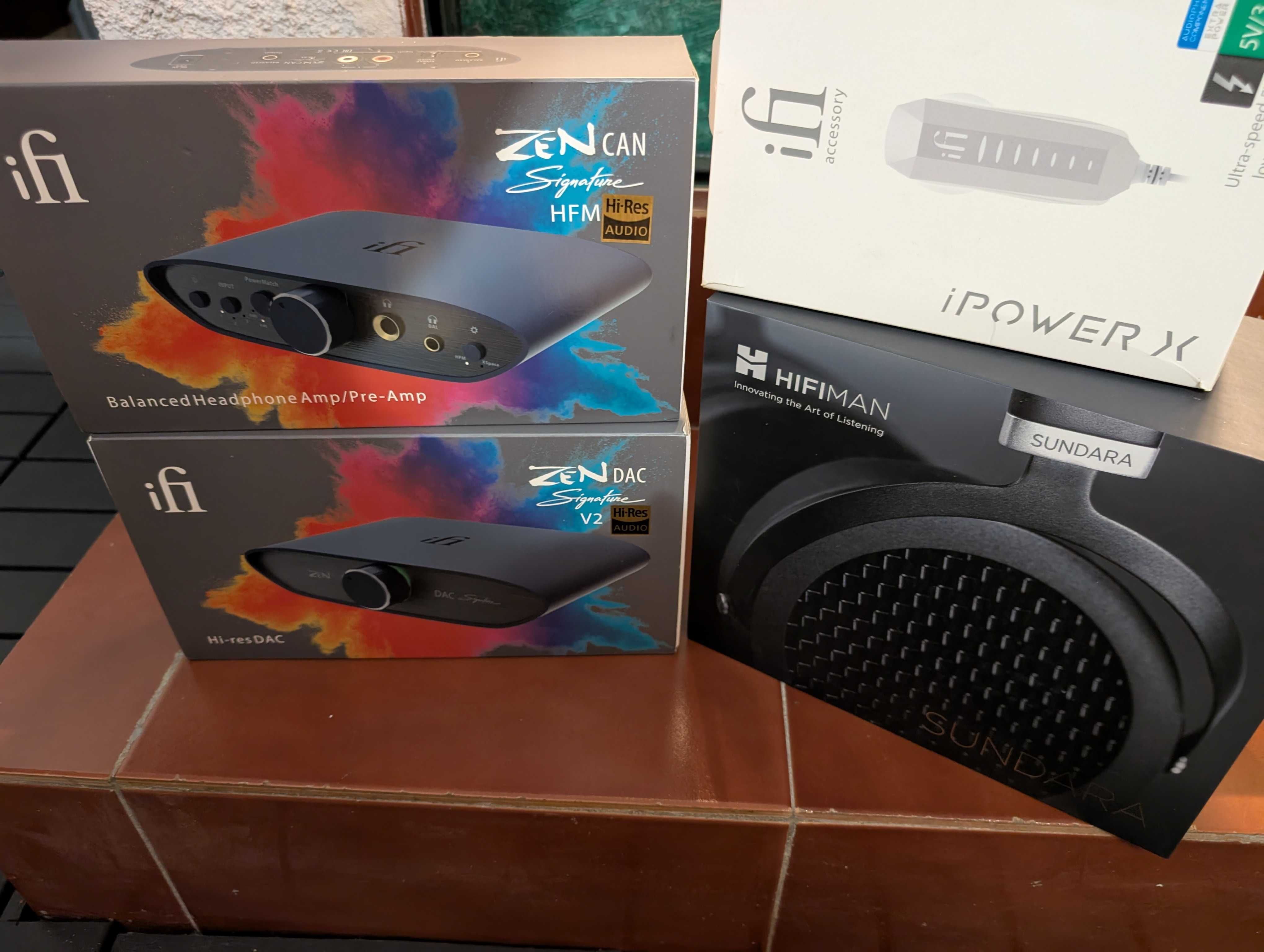 Conjunto IFI Zen Signature HFM e Hifiman Sundara