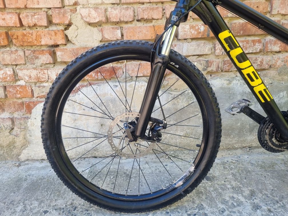Велосипед 27.5 дитячий shimano tekttro дискові гальма алюмінієвий