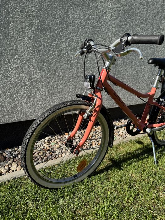 Rower trekkingowy dziecięcy Btwin Riverside 500 20” kolor koralowy