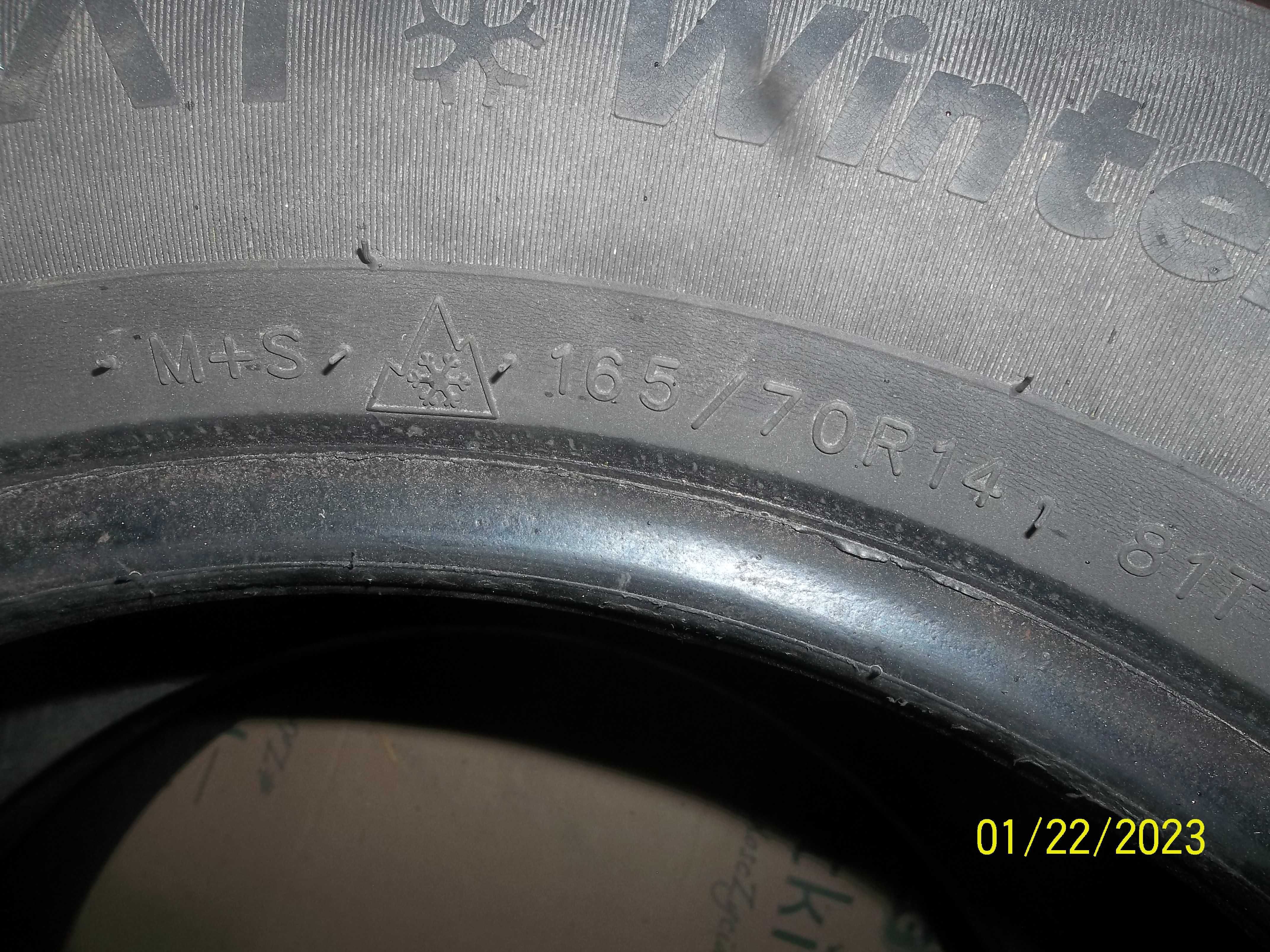 opona 165 / 70 r 14 zimowe    wysyłka