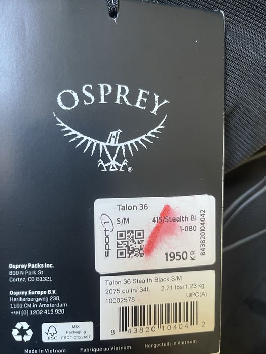 Plecak Osprey Talon 36