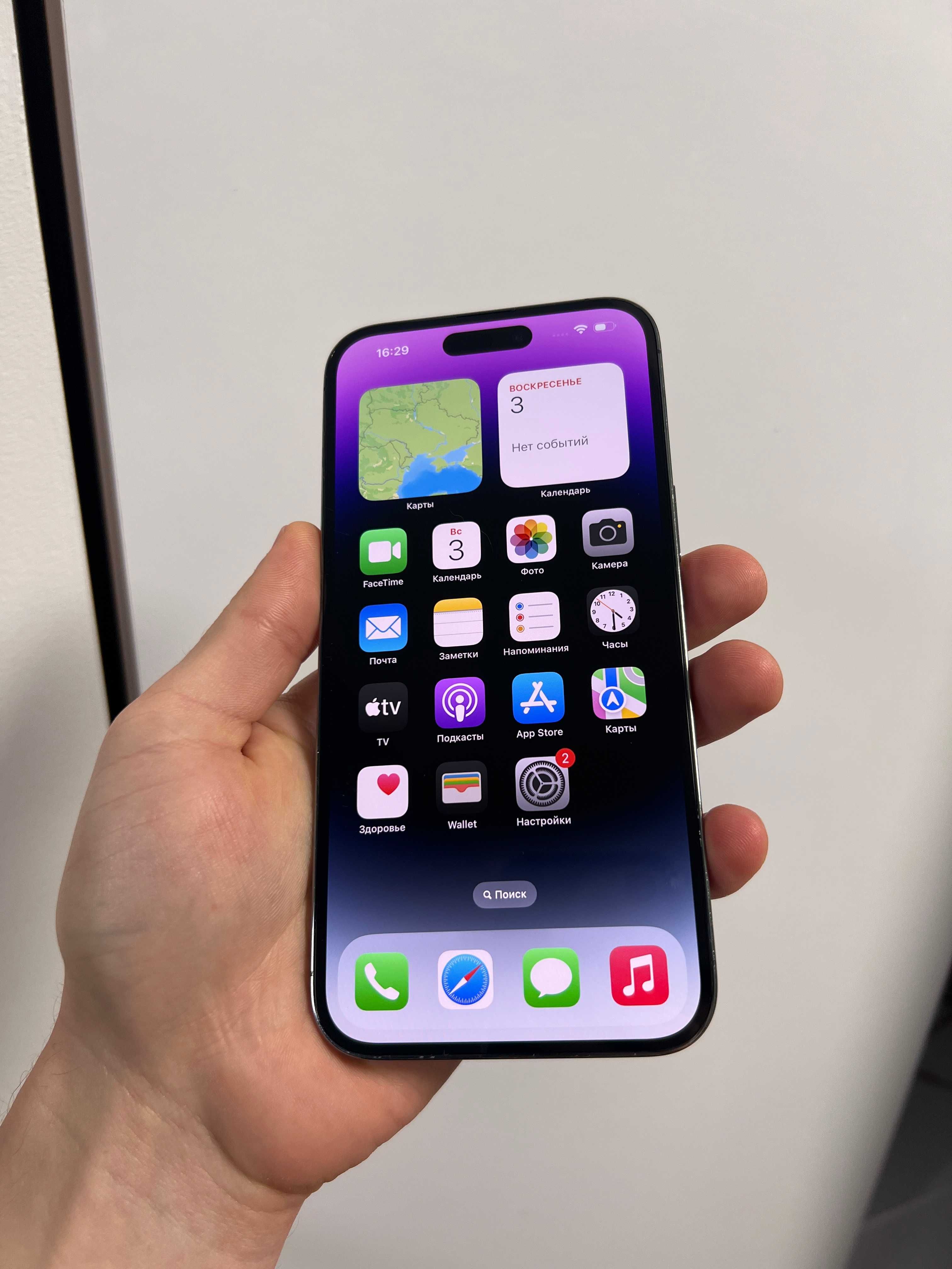 iPhone 14Pro Black 128GB Neverlock фізична + esim  14 Про TradeIN