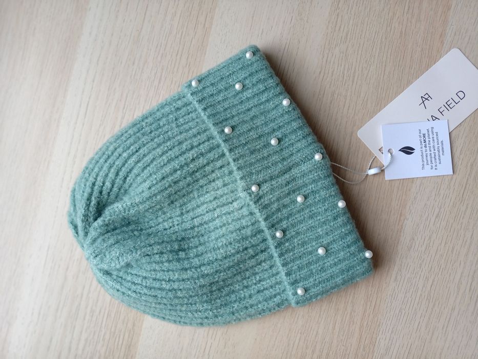 Nowa czapka Anna Field - miętowa