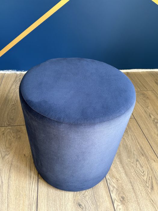 Pufa nowa szara i zielona