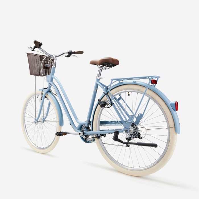 BICICLETA DE CIDADE ELOPS 520 QUADRO BAIXO AZUL GANGA