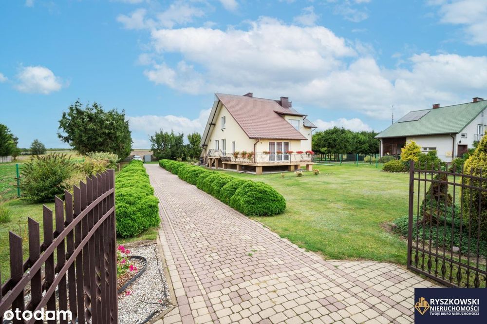 Dom Zwódne, duża zagospodarowana działka 2051m2