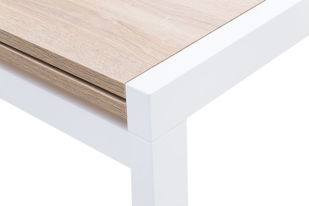 Stół nowy! Agata meble Sira biały drewno  rozkładany 120 /80