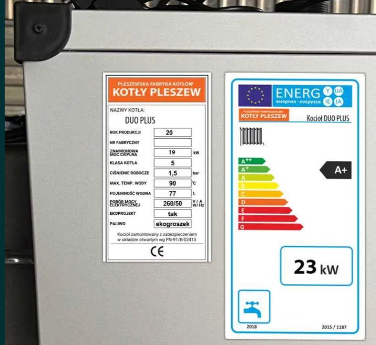 Kocioł 23kW na Drewno Węgiel Kotły Piec Zasypowy PRODUCENT