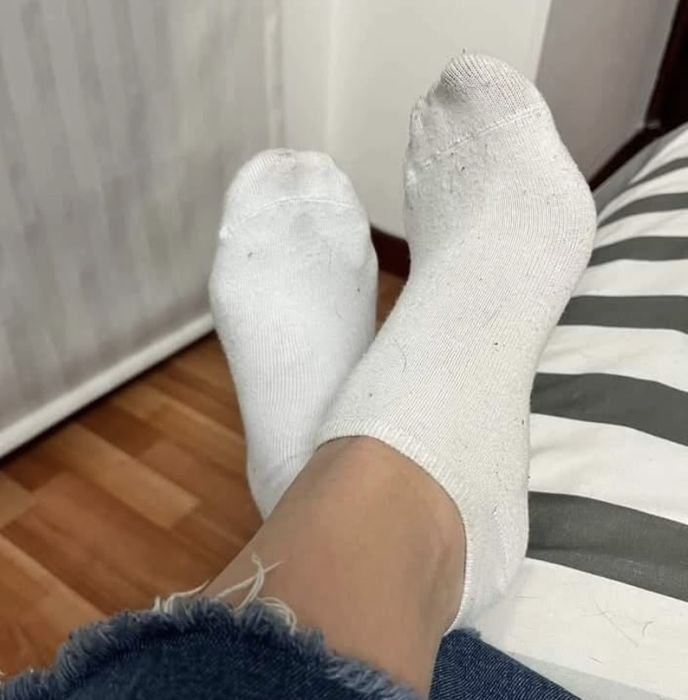 Białe skarpetki
