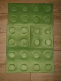 panele ścienne  klocki lego 75x50 kolor zielony