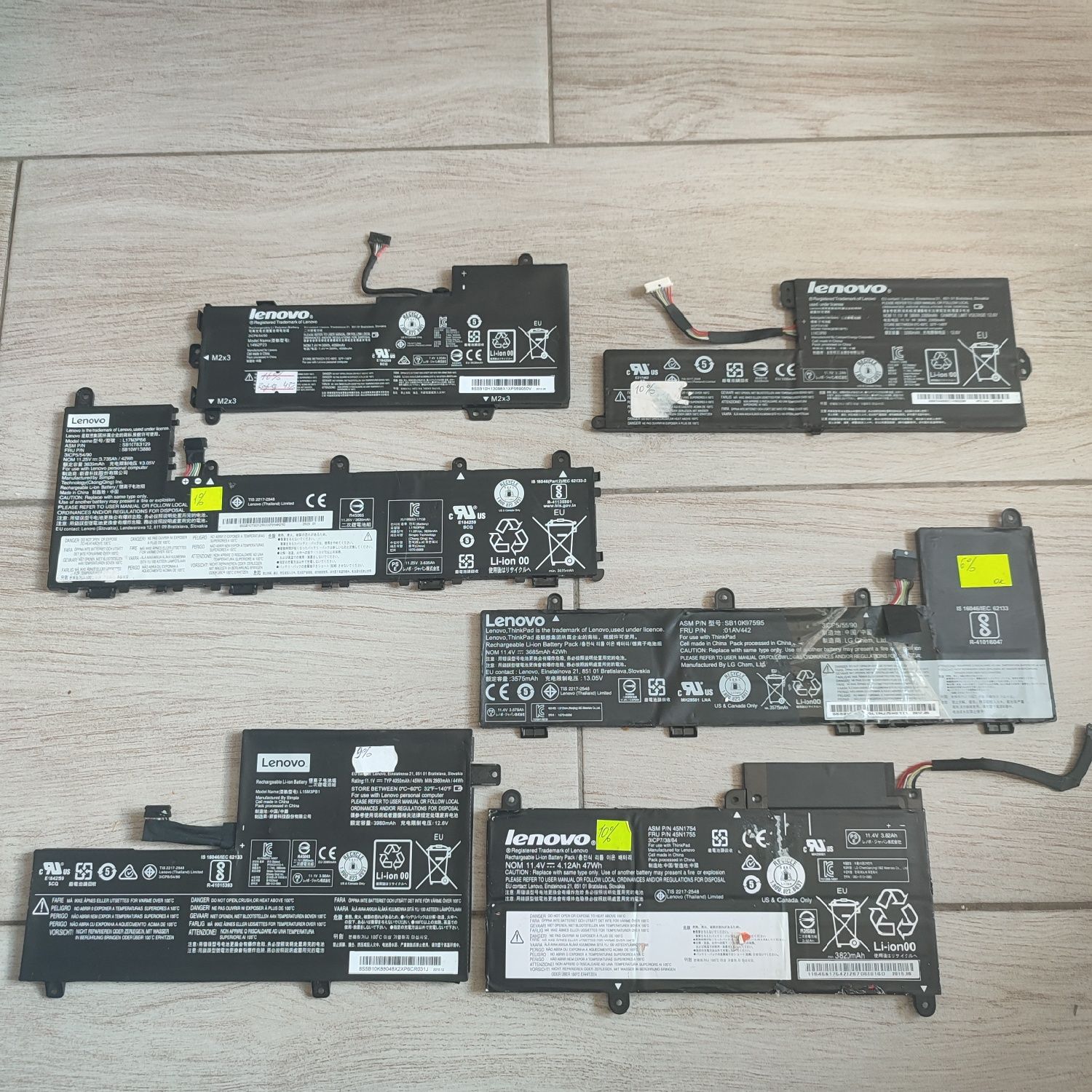 Батарея Lenovo L17m3P56,01AV442,L14m2P23,45n1754,L14c3p60,L15m3pb1