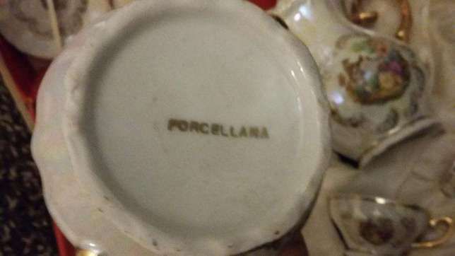 Conjunto de porcelana completo 12 pecas cada muito antigo