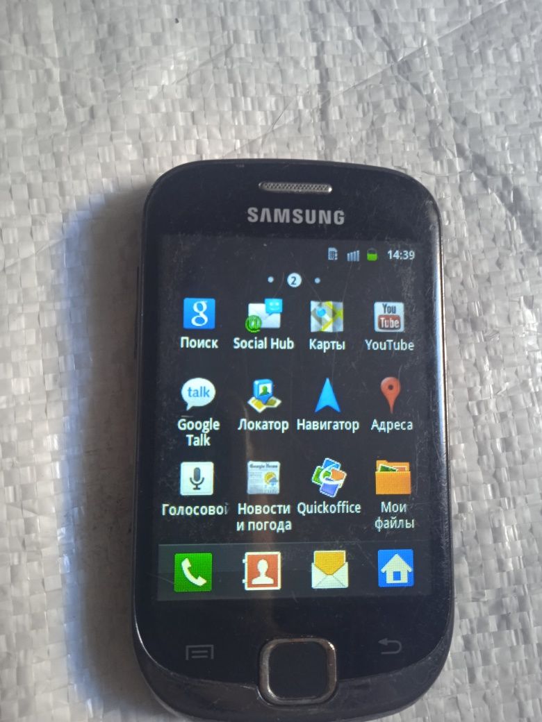 Телефон мобильный Samsung Galaxy Gt S5670 смартфон