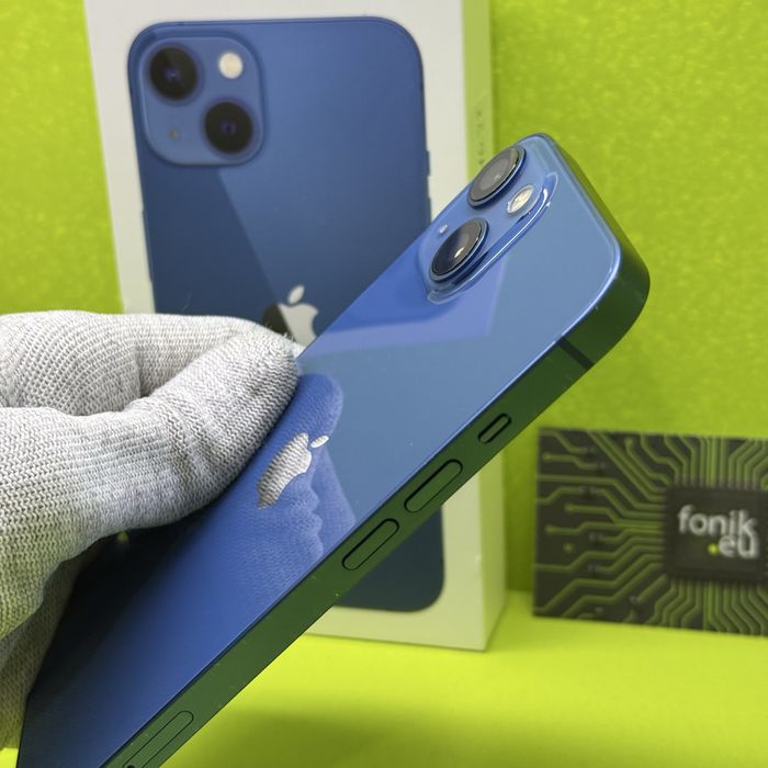 SKLEPFONIK • iPhone 13 128GB Blue • Stan BDB • Bateria 100%