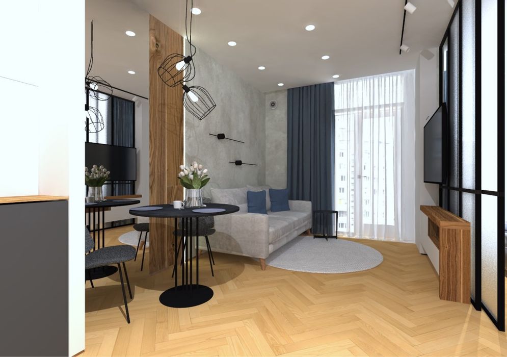 Дизайн нтерʼєру, планування, фотореаліст. візуалізації, креслення д. м