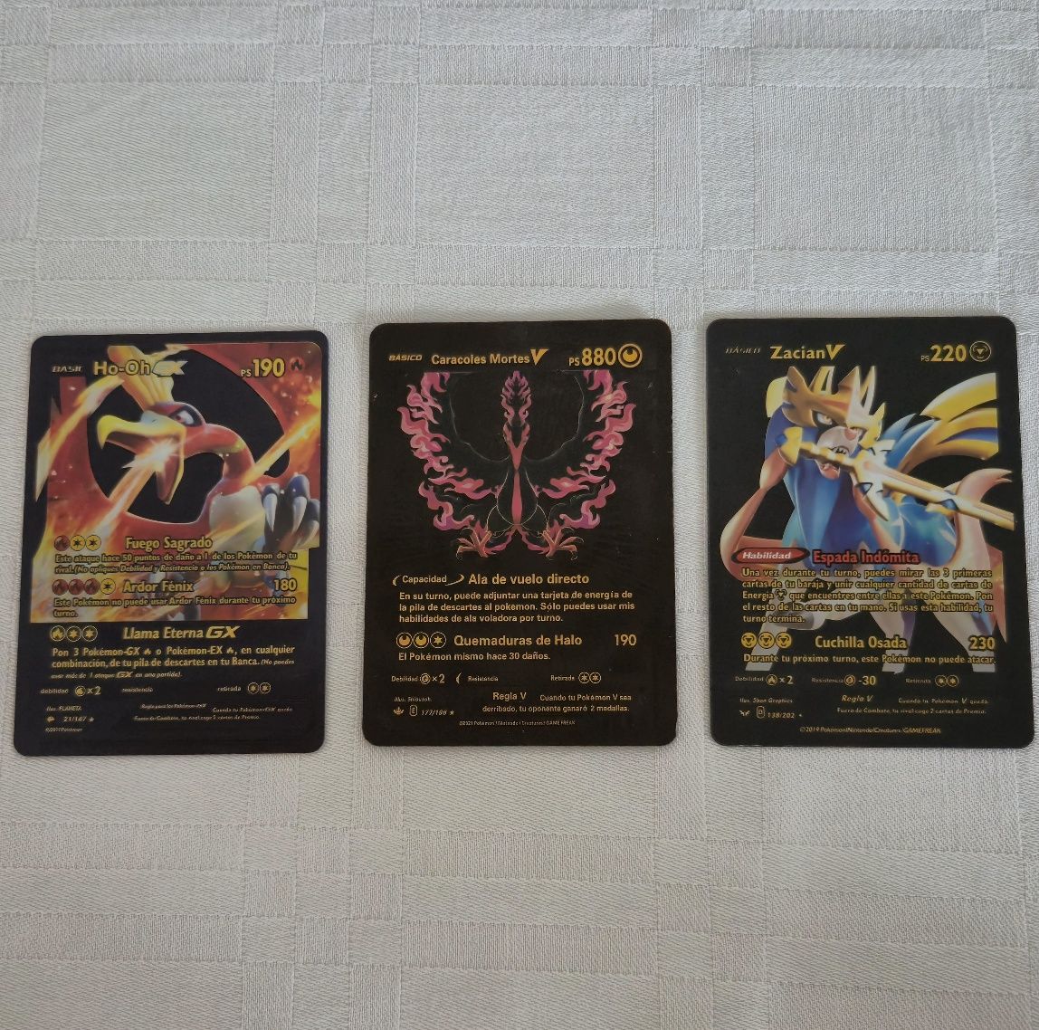 Cartas Pokémon Pretas