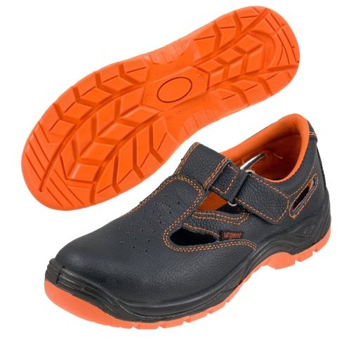 Urgent buty robocze ochronne czarne skóra Nowe R.42