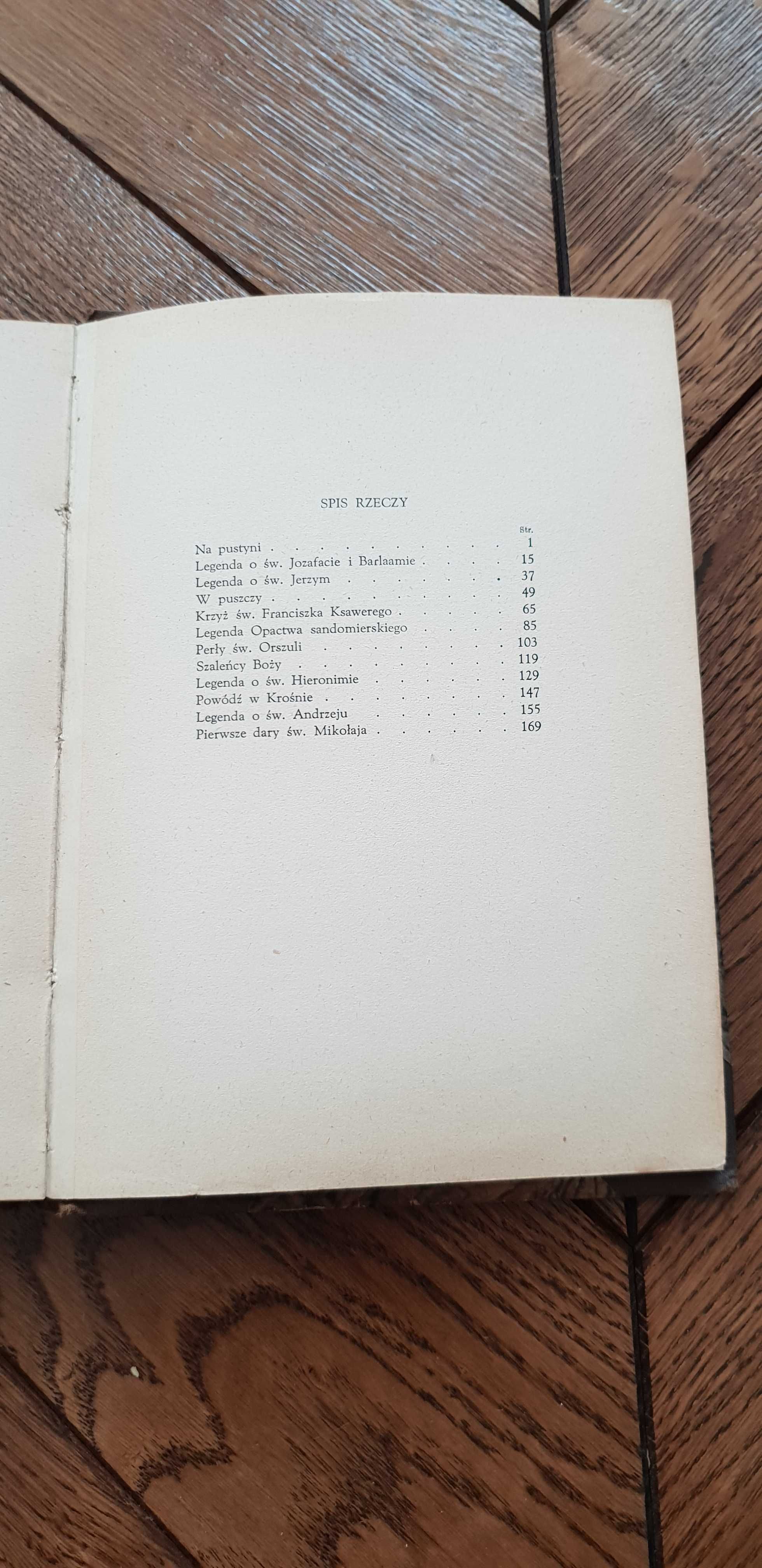 Książka rok 1937 "Szaleńcy Boży" Zofia Kossak