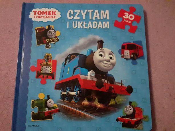 Książka i puzzle 2w1 czytam i układam Tomek i przyjaciele