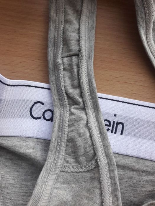 Жіночий преміум комплект Calvin Klein 365. Женское белье топ+трусики