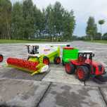 Kombajn I traktor z przyczepą zabawka