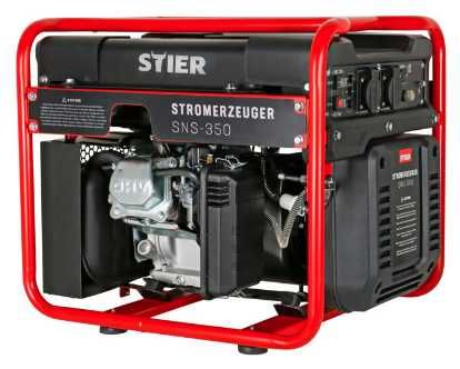 Інверторний бензиновий генератор 3,5 кВт STIER SNS-350
