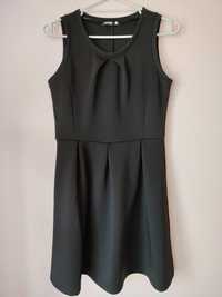Czarna krótka sukienka, mała czarna, S 36
