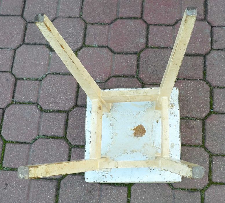 PRL taboret stołek