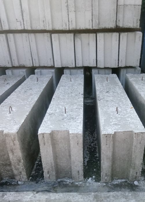 Блоки фундаментні бетонні стінові, фбс