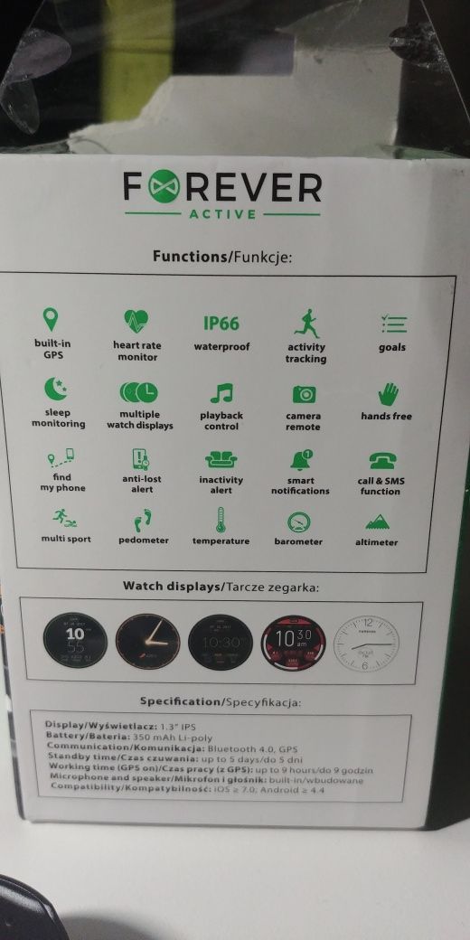 Smartwatch sw 500 forever