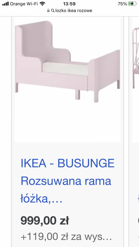 Ikea łóżko plus materac OKAZJA