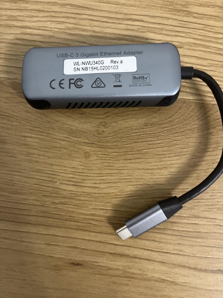 адаптер WAVLINK USB Type-C на Gigabit Ethernet.
