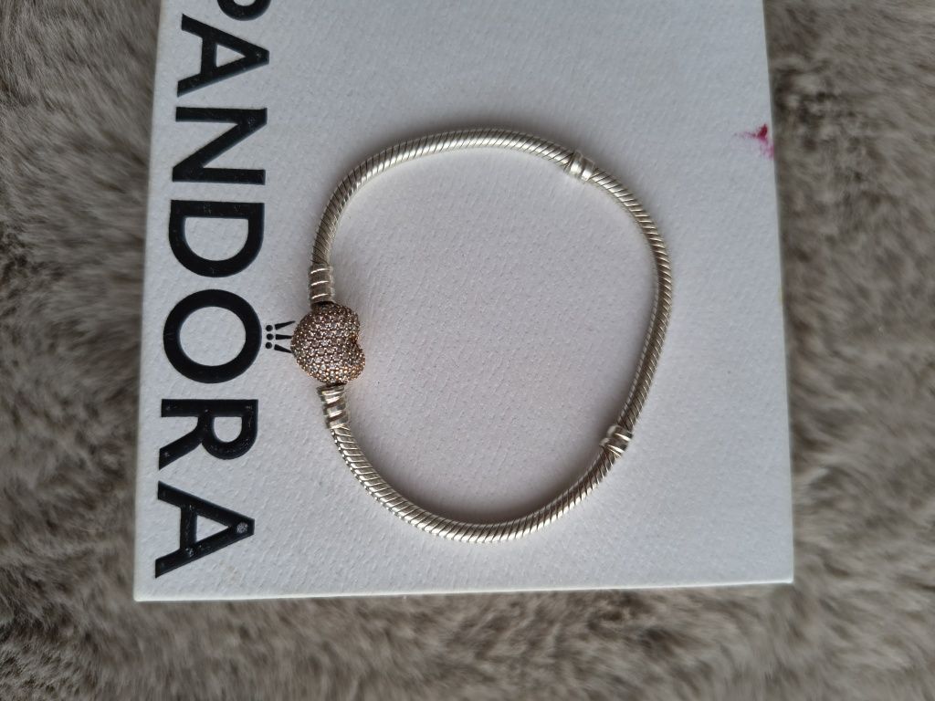 Bransoletka w splocie Pandora do 18 cm