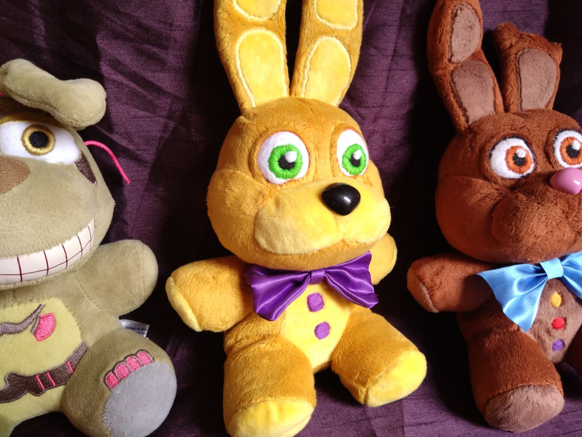 Pluszaki Maskotki FNAF Spring Bonnie Springtrap Phantom Foxy Chocolate