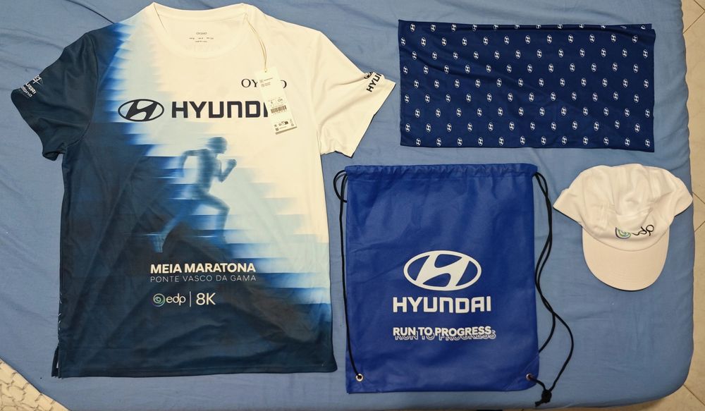Kit participação novo meia-maratona 8K EDP