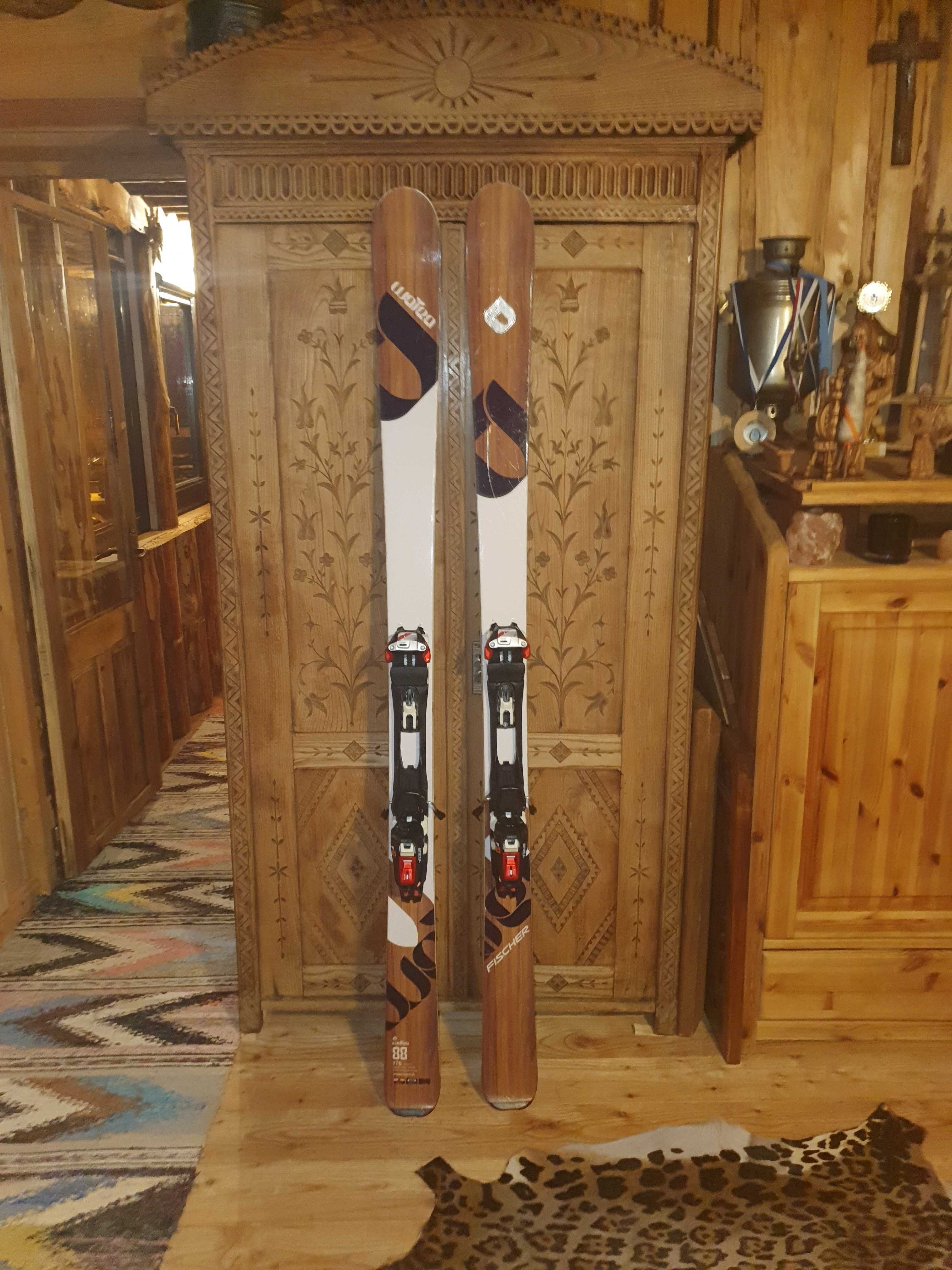 FISCHER WATEA 88 dł 176 cm / R 19mz NOWYMI marker TOUR F 10