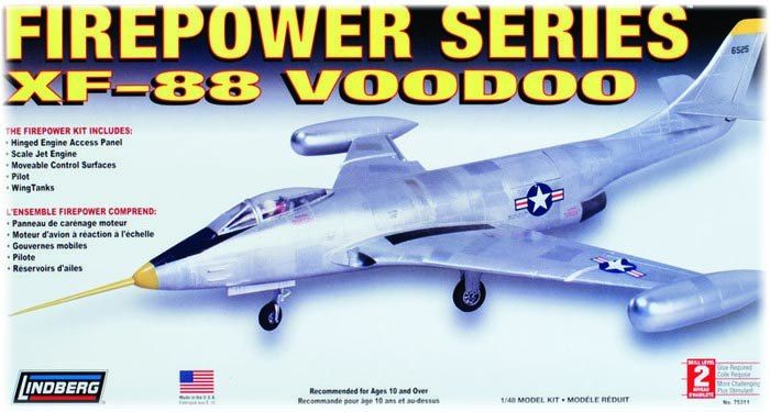 Model Plastikowy Do Sklejania Lindberg (USA) Odrzutowiec XF-88 Voodoo