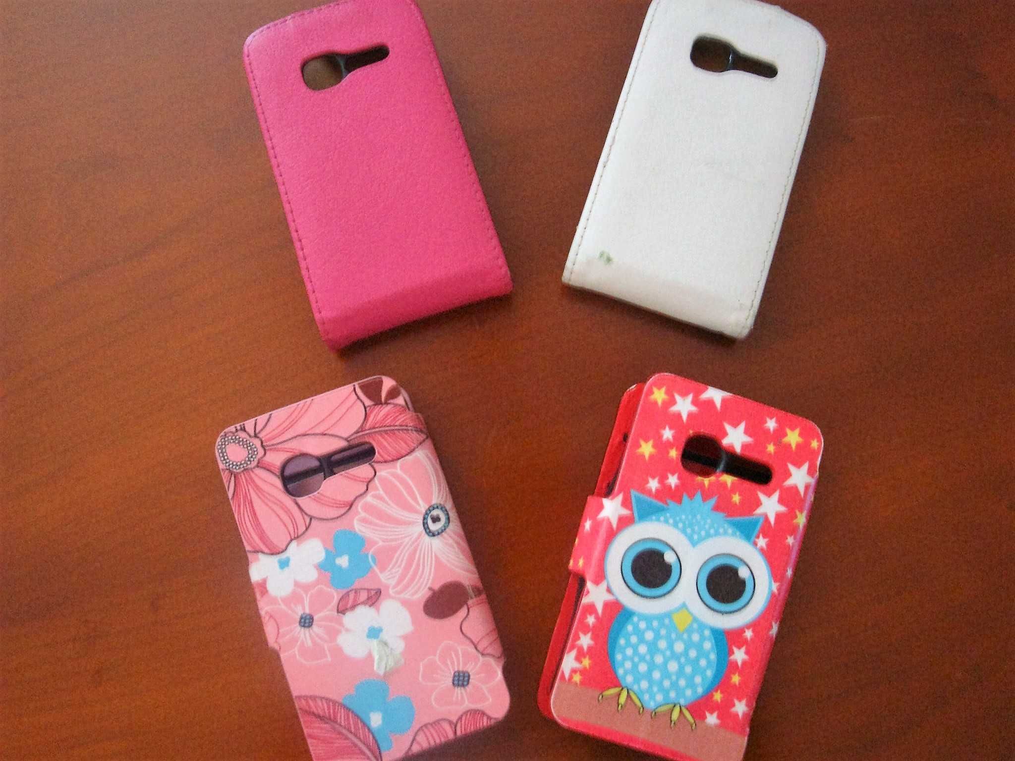 Conjunto 4 capas telemóvel Alcatel One Touch