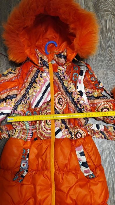 Зимнее пальто р.116 (5 лет) Зимняя куртка на девочку р.116