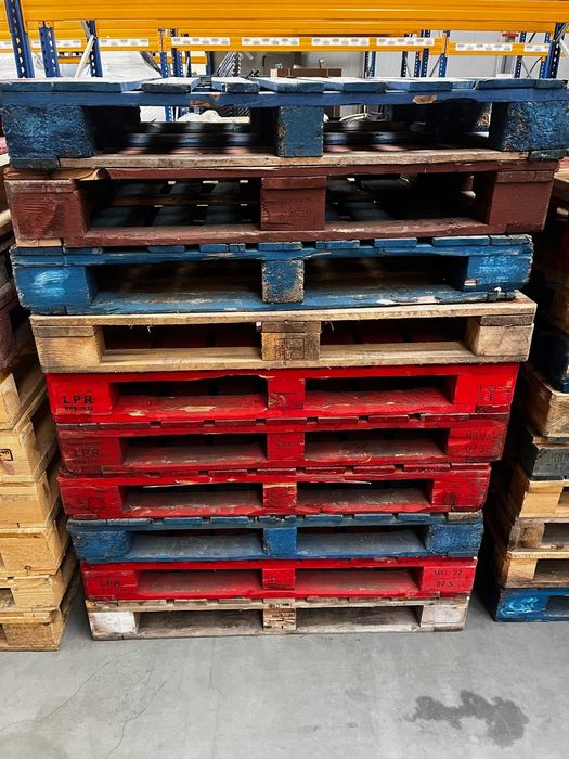 Palety drewniane używane 120x120 cm,  120x100 cm – dobry stan