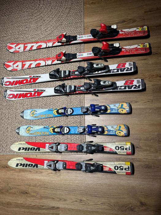 Narty zjazdowe 90cm 100cm  120cm 130cm 140cm 150cm 160cm  170cm