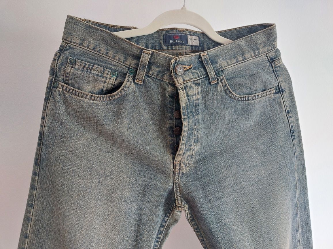 Calças de Ganga de Homem, sem uso, Marca Salsa (30/38)