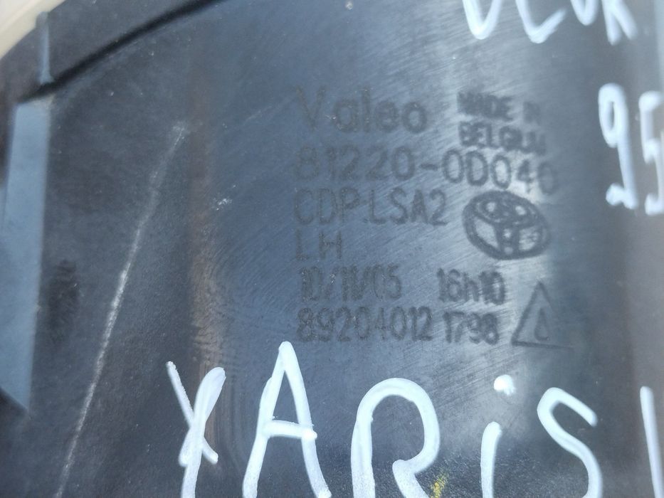 Toyota Yaris II 06-09 Avensis T25 Rav4 III Auris туманка левая