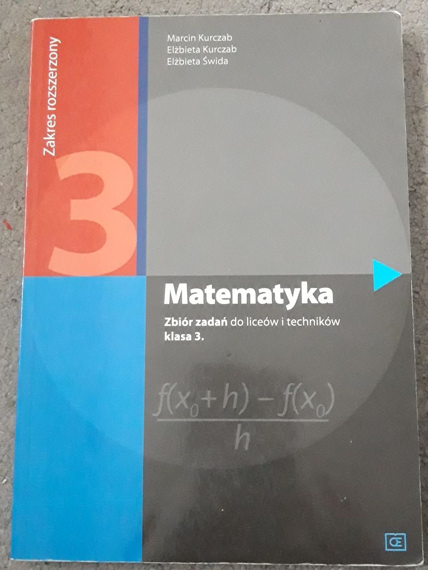 Matematyką zbiór zadań klasa 3 Kurczab