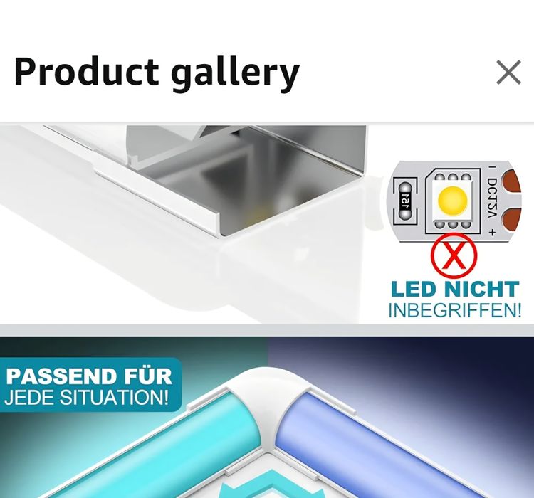 Led aluminium profil. Лед алюмінієвий профіль LIAOINTEC 10×1M.