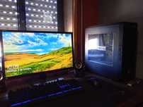 PC Fixo + mesa + cadeira gaming + periféricos