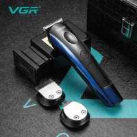 Машинка для стрижки волосся VGR V-259 з LED дисплеєм і турбо режимом